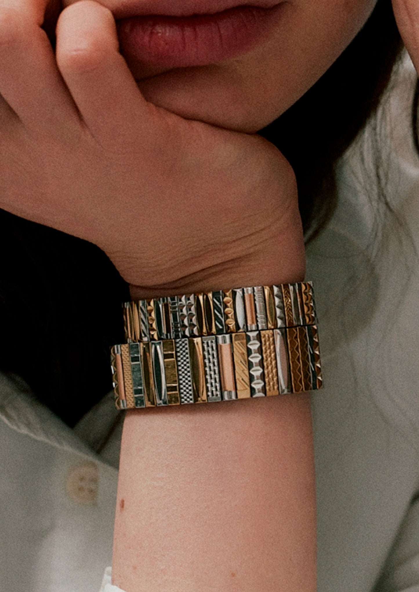 Bracelet SIG 10 Mix Gold and Silver