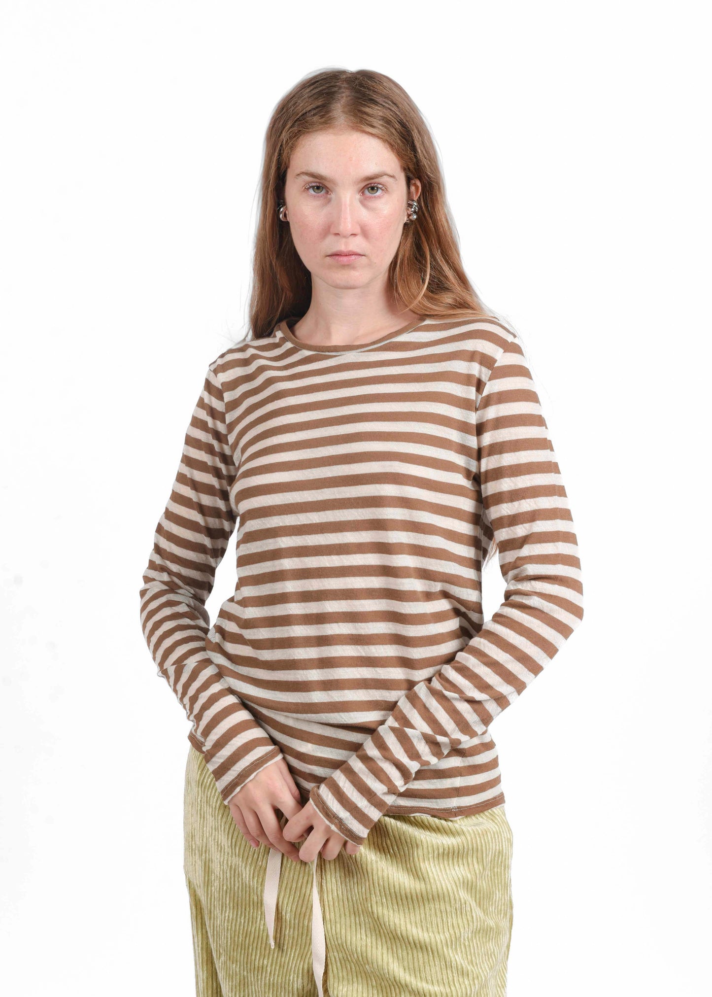 Stripes Long-Sleeve - Cappuccino