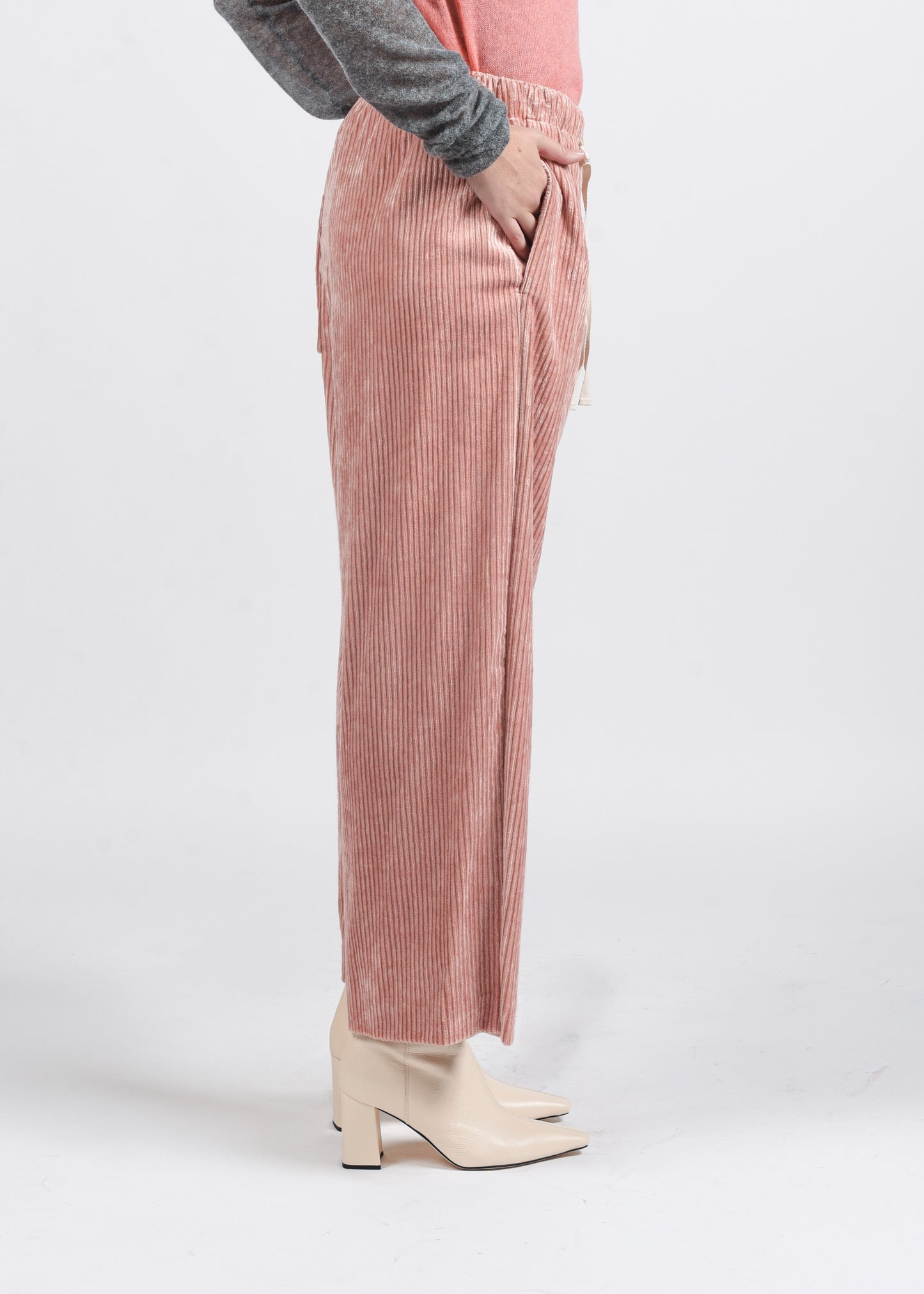 Straight Corduroy Pants - Lobster