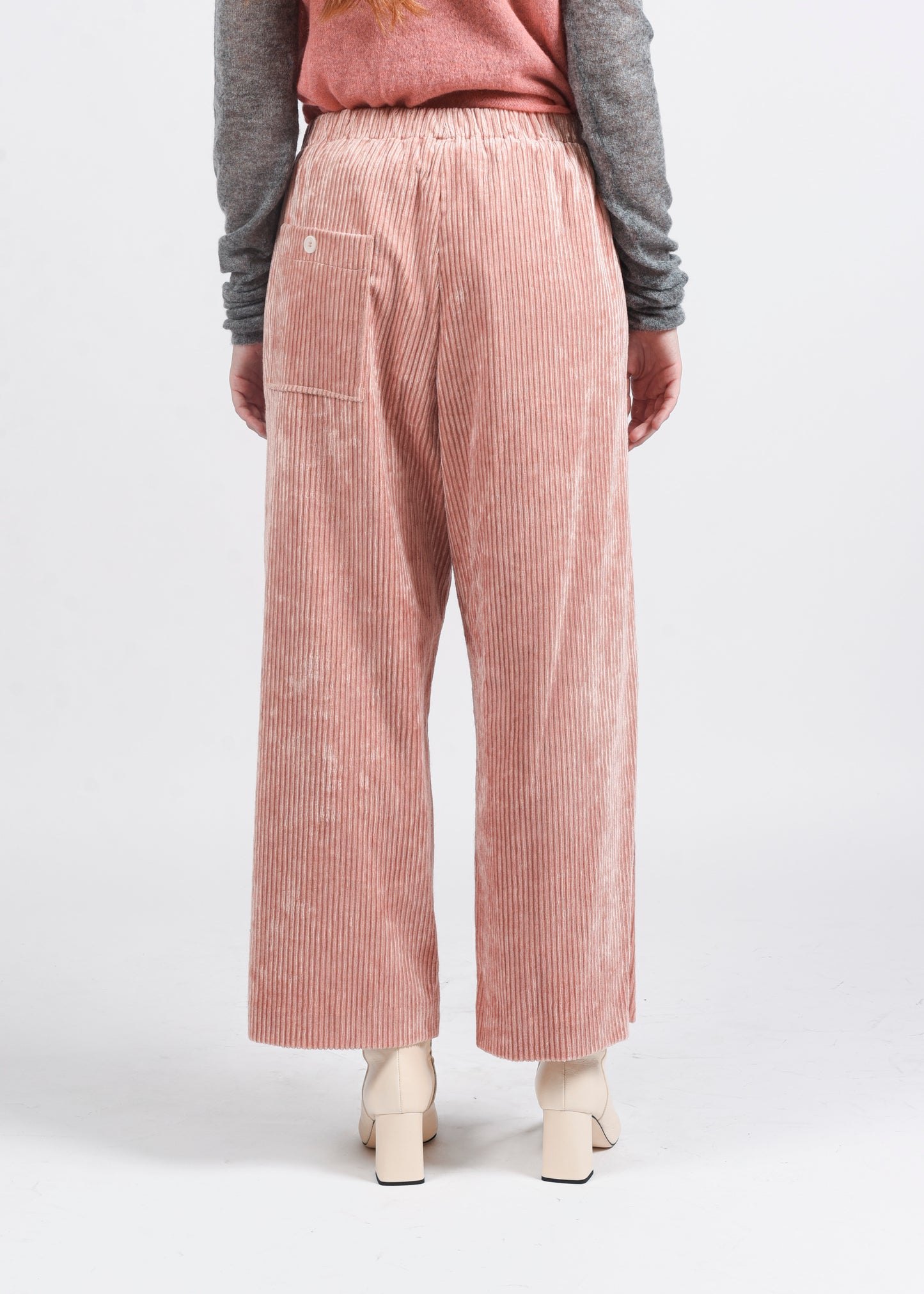 Straight Corduroy Pants - Lobster