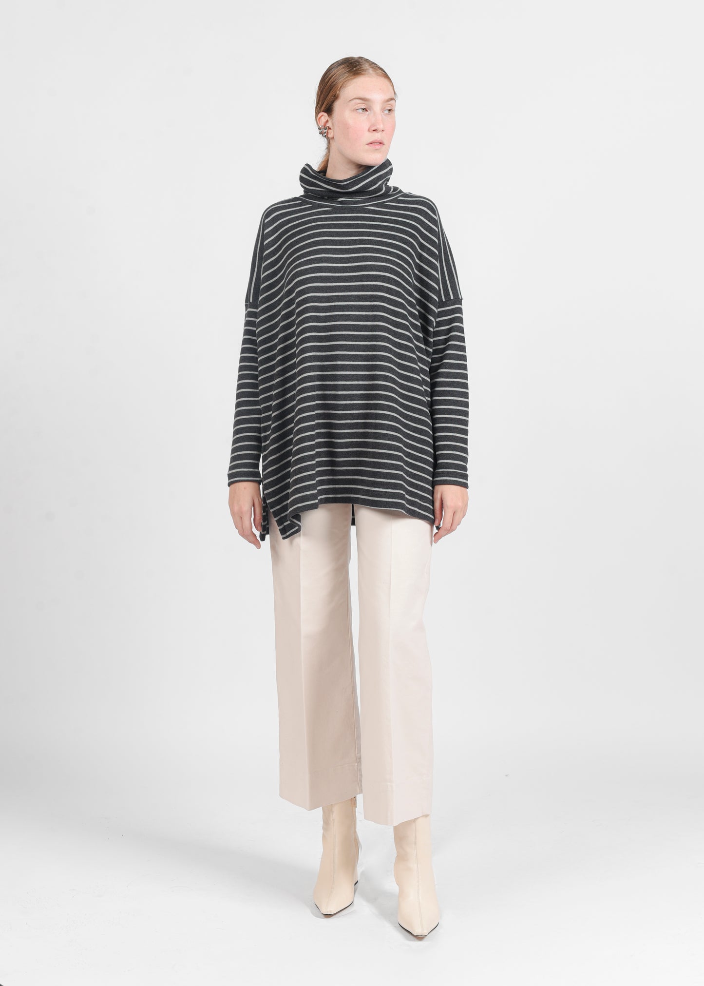 Zita High-Neck Sweater - Antracite