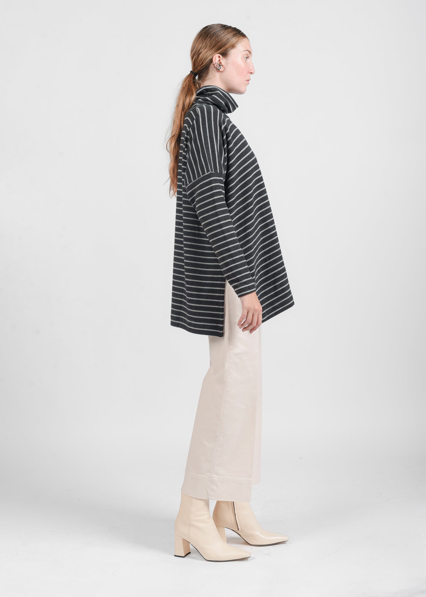 Zita High-Neck Sweater - Antracite