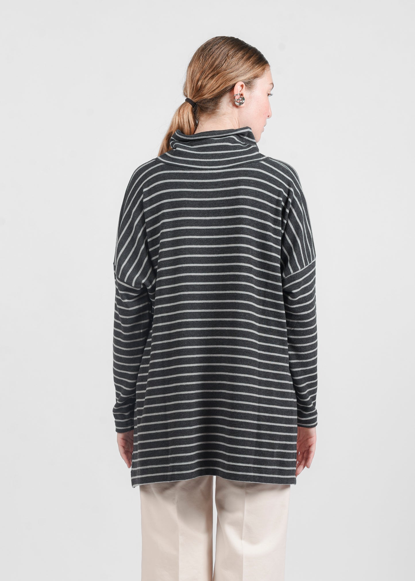 Zita High-Neck Sweater - Antracite