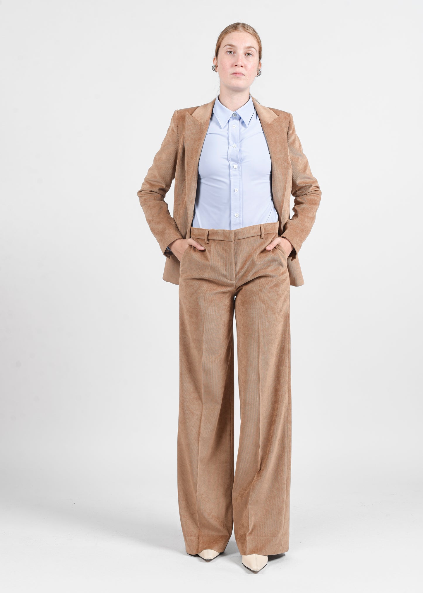 Velvet Blazer - Sabbia
