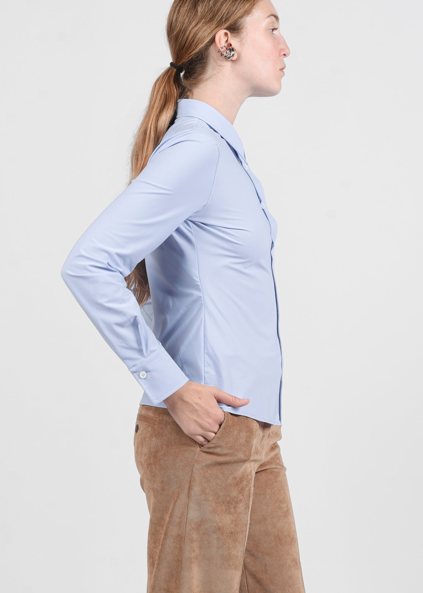 Fitted Shirt - Sky