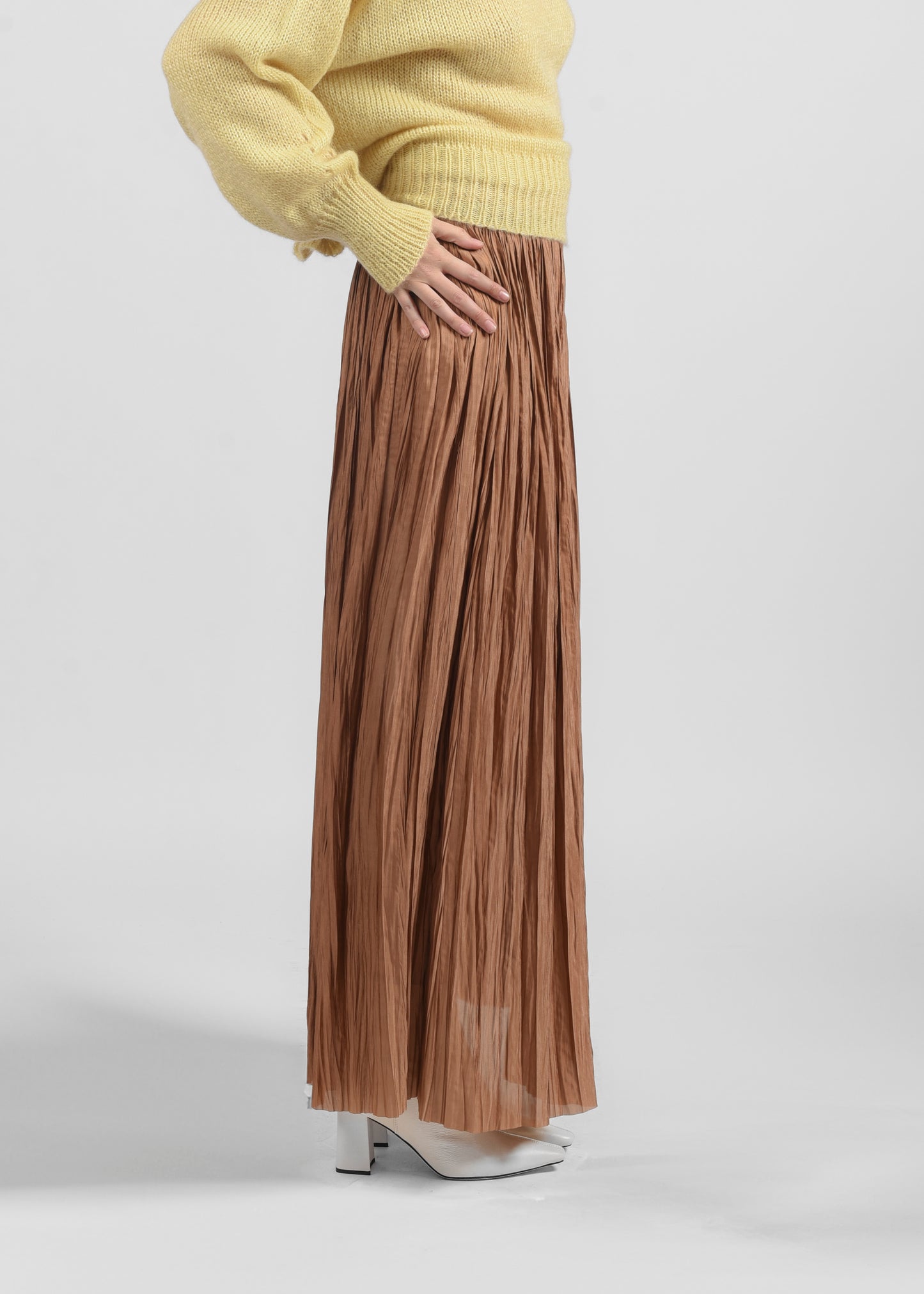 Bright Long Skirt - Cammello