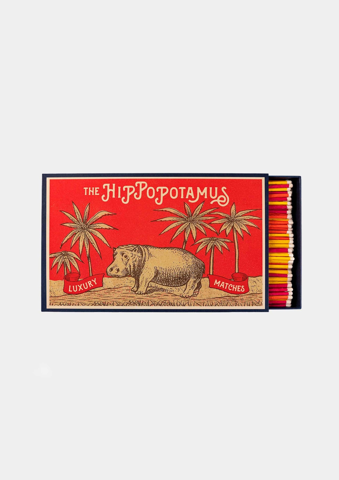 Hippopotamus Giant Matches - Rosso