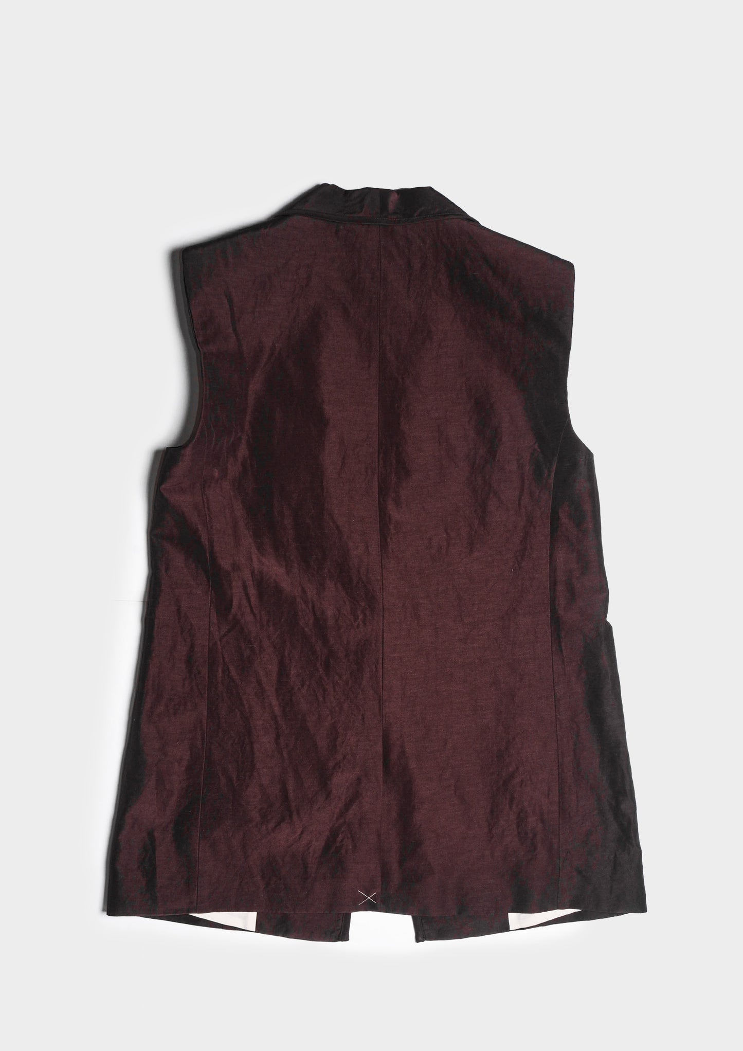 Gilet Linen & Cotton - Moka