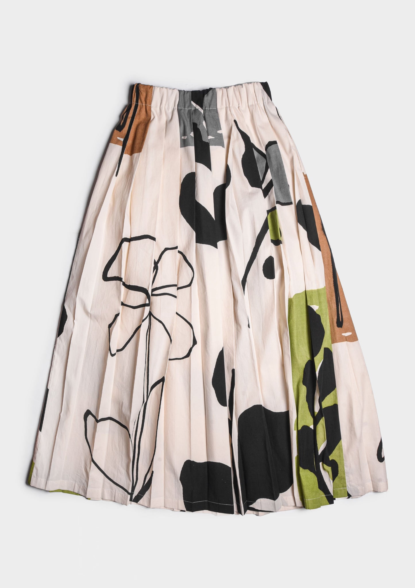Plissé Long Skirt - Multicolor