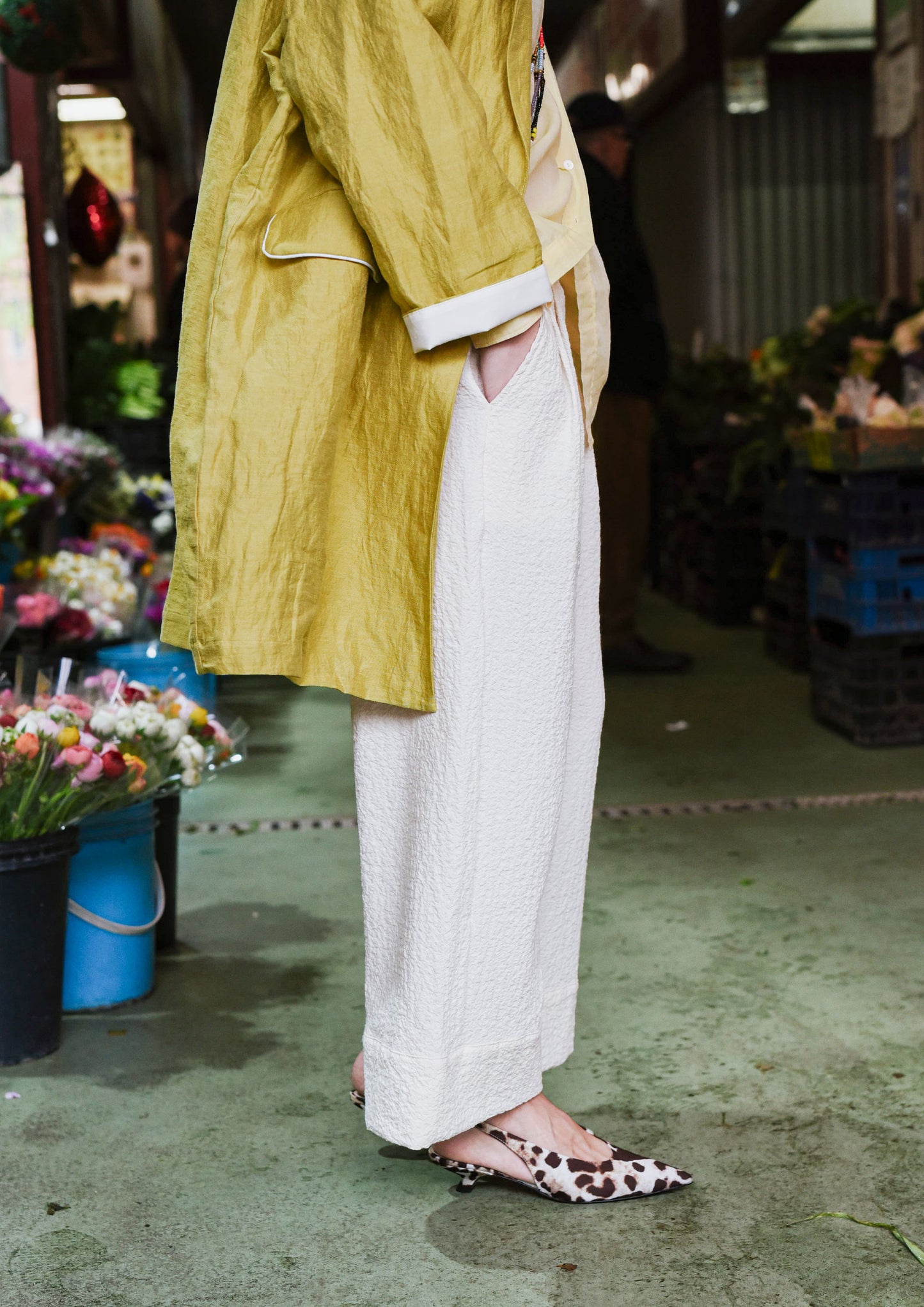 Chiaro Su Pants - Mandorla