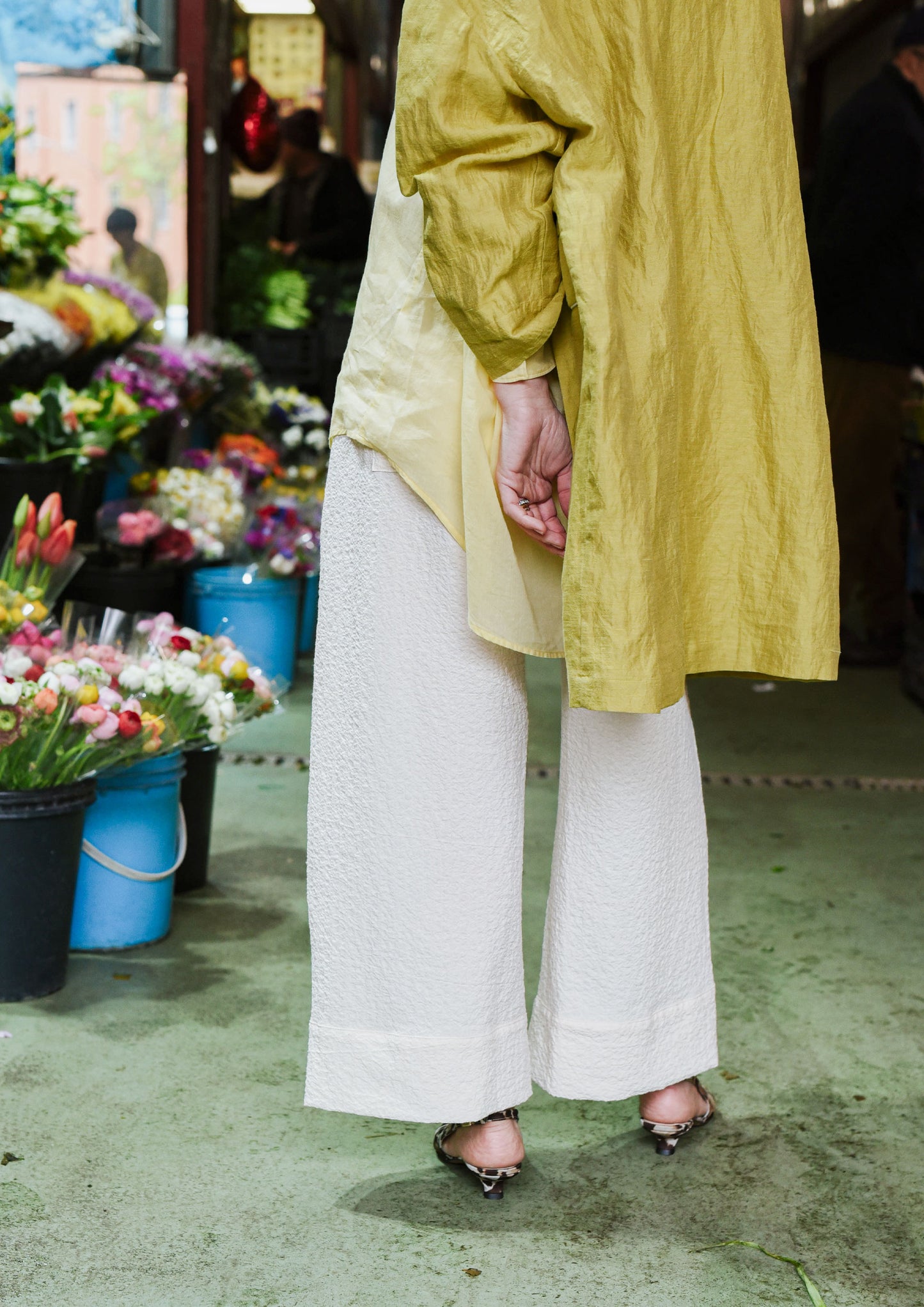 Chiaro Su Pants - Mandorla