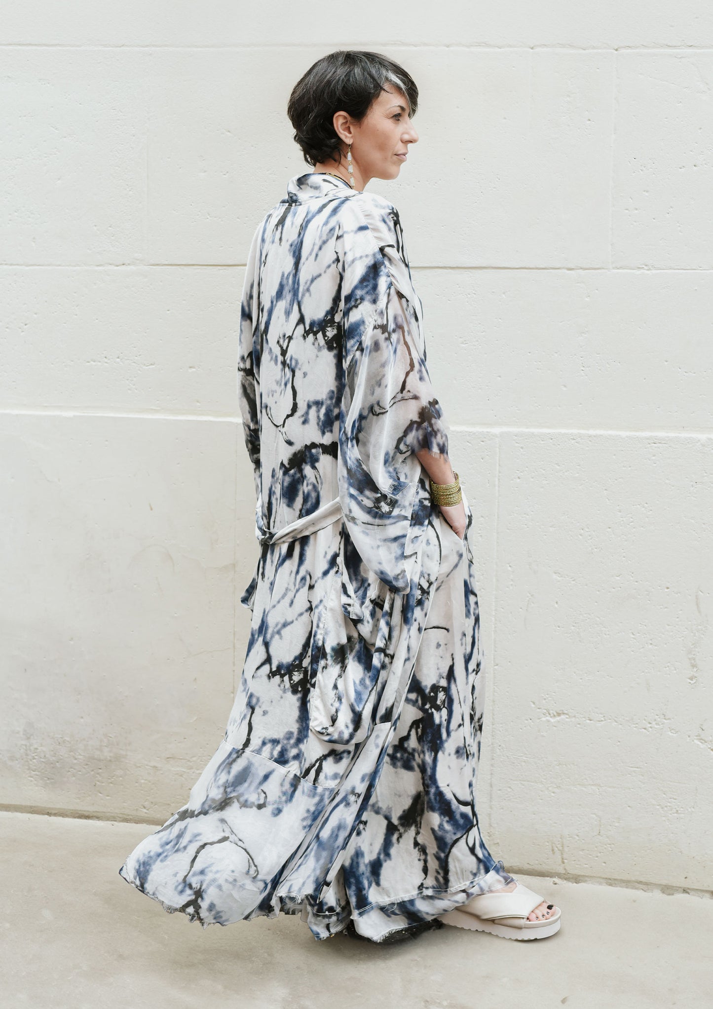 Kimono Marble - Antique white