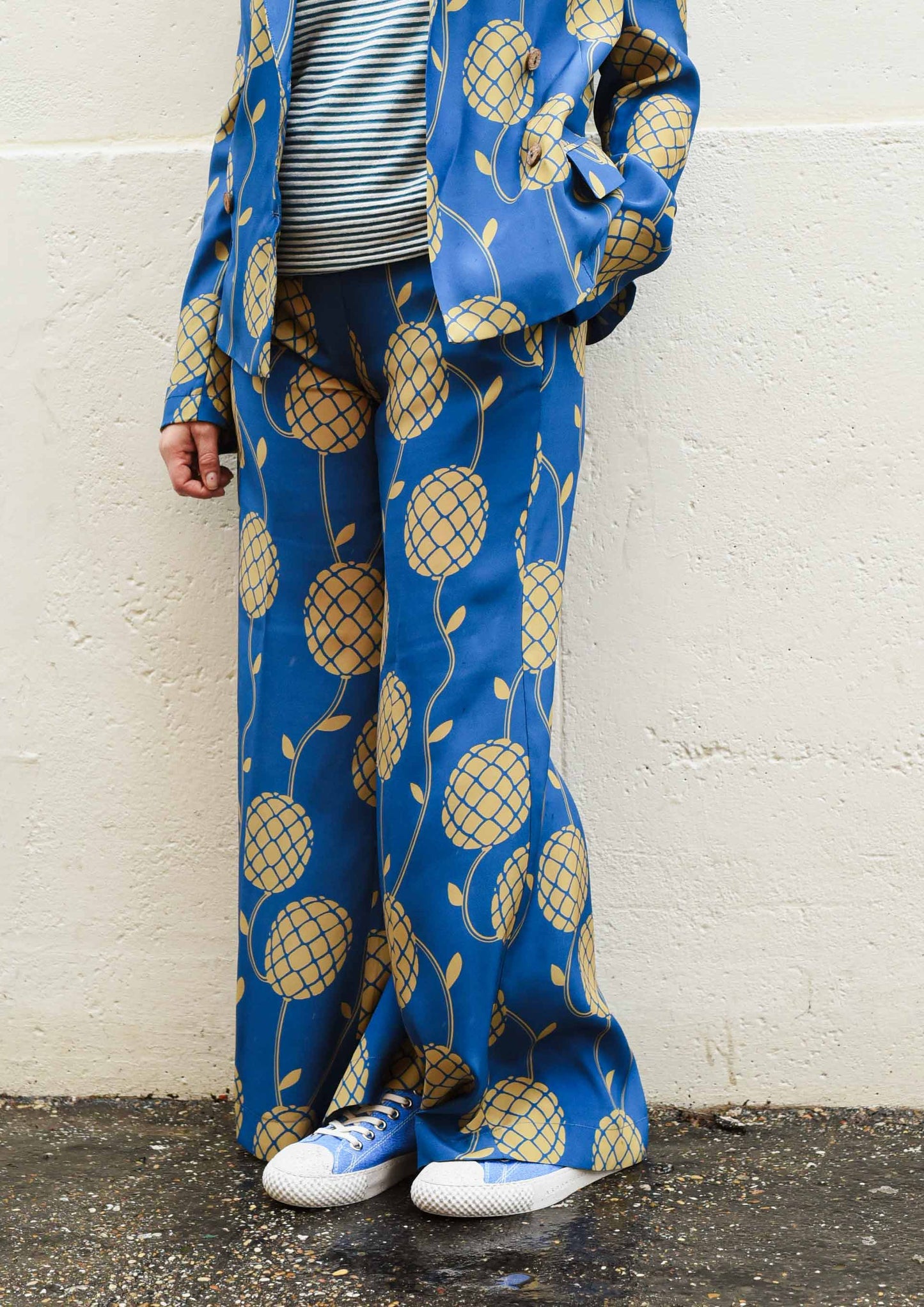 Ananas Trousers - Cobalto