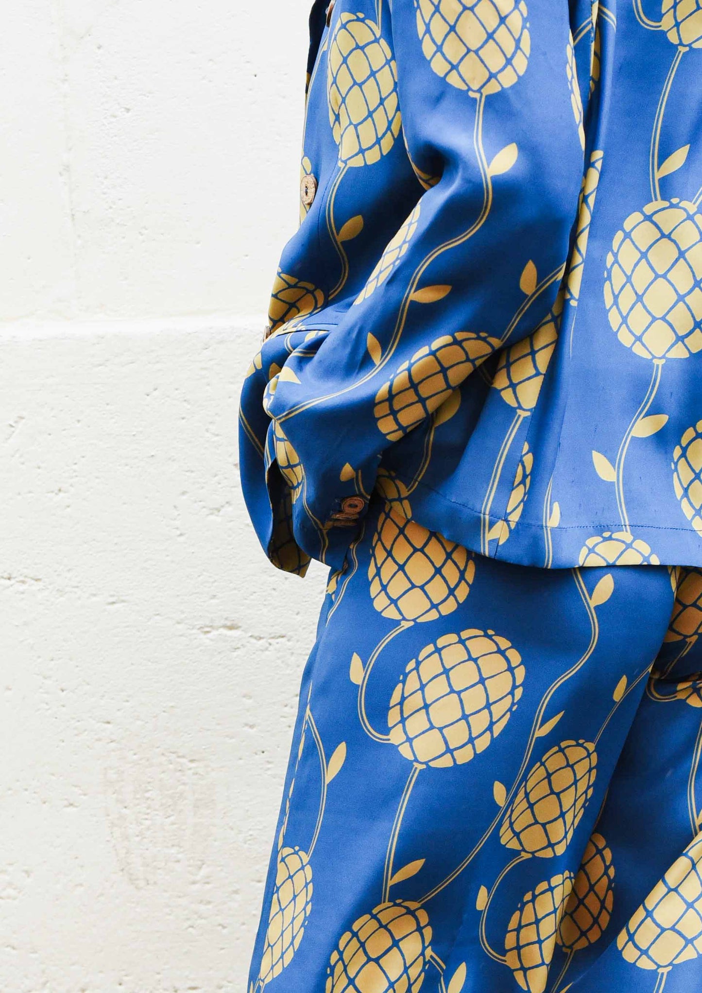 Ananas Trousers - Cobalto