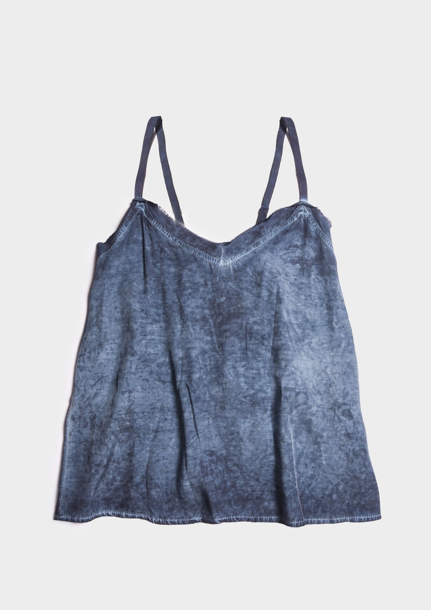 Satin Cami Top - Blue Matisse