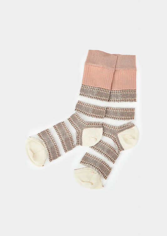 Calzini Trasparenze - Cipria/Beige/White
