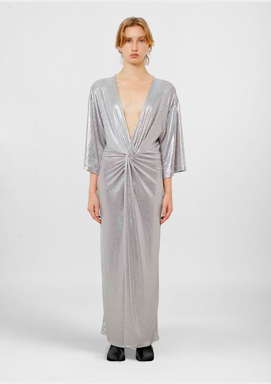 Long Silver  Dress