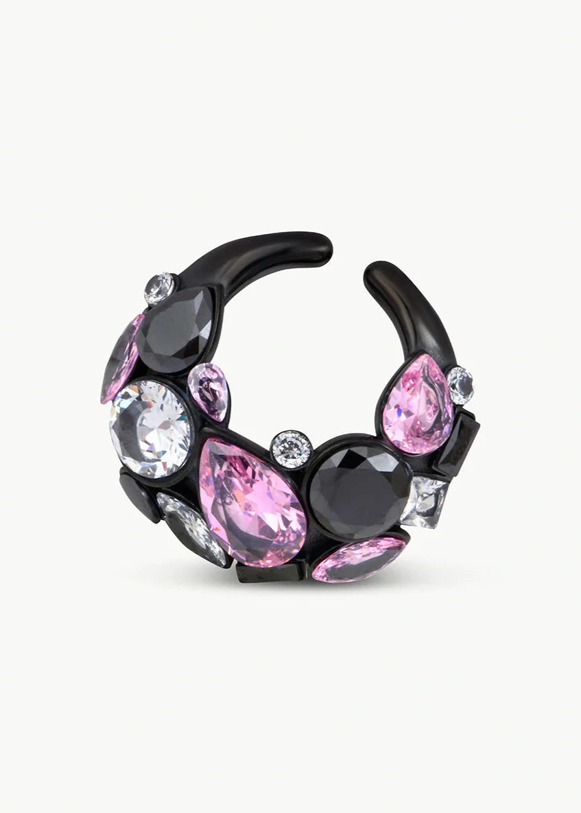 Earcuff Orion S - Black/pink/white