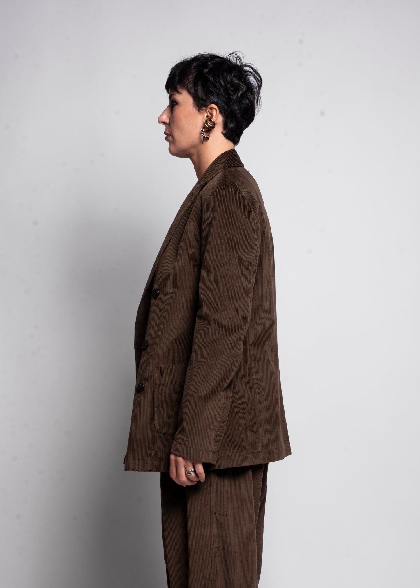 Corduroy Blazer - Muschio