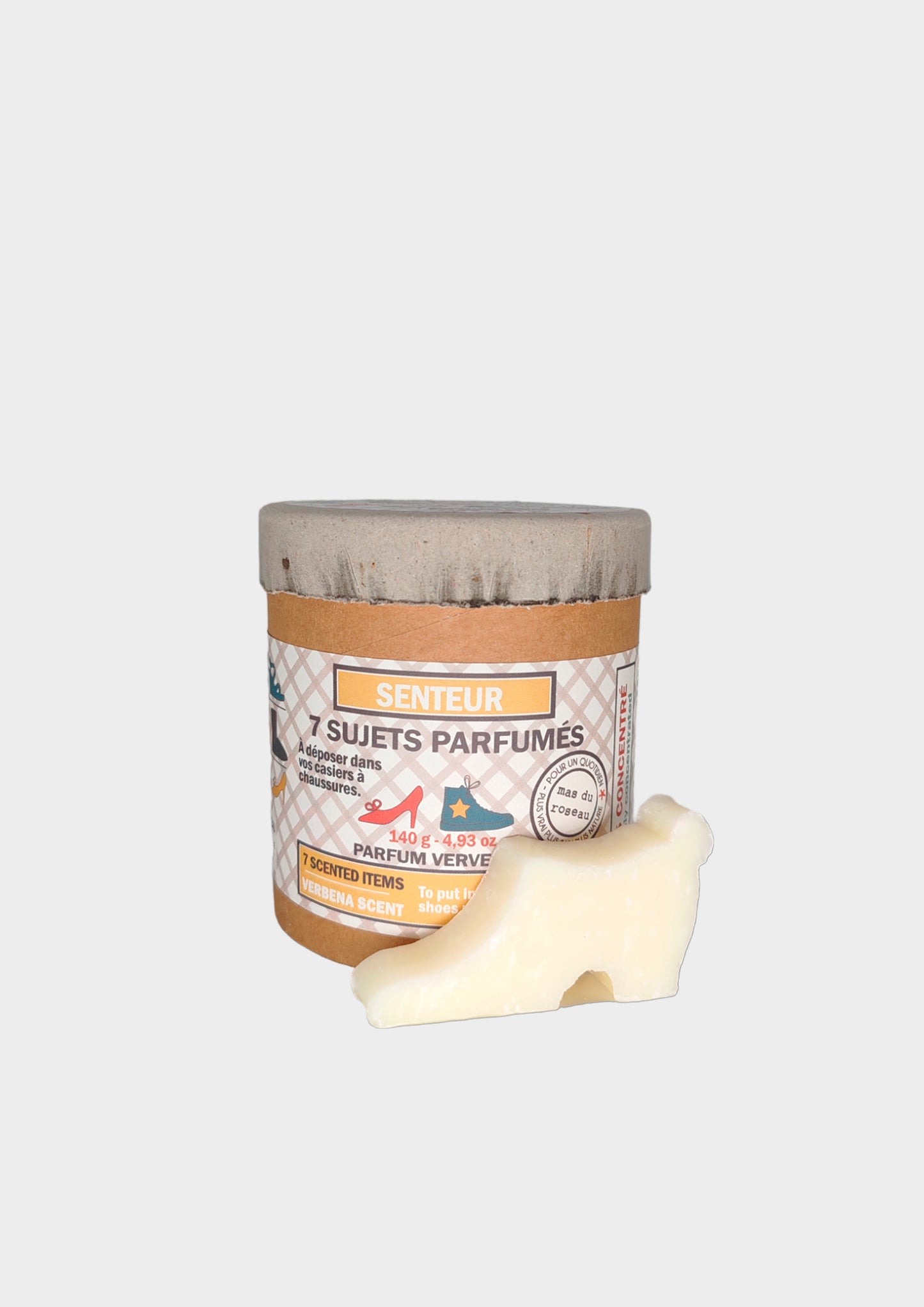 Profumo Solido per Scarpiera - 7 oggetti Profumazione Verbena