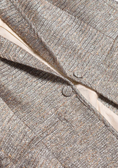 Gilet Lurex - Platino