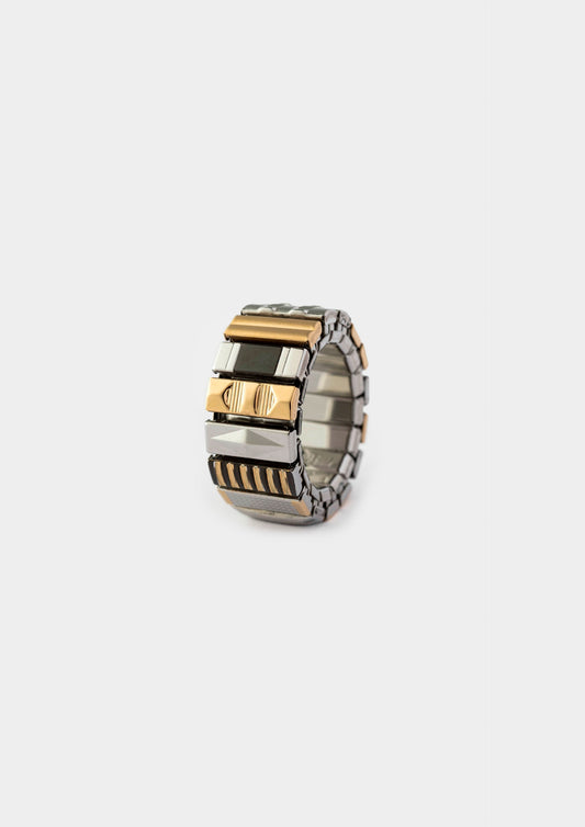 Anello SIG 10 - Silver/Gold/Black