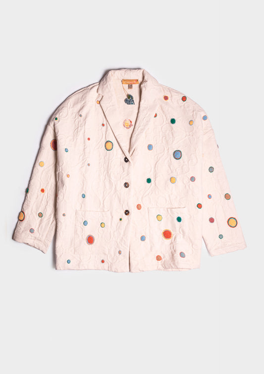 Smilla Mate Matelasse Jacket - Panna