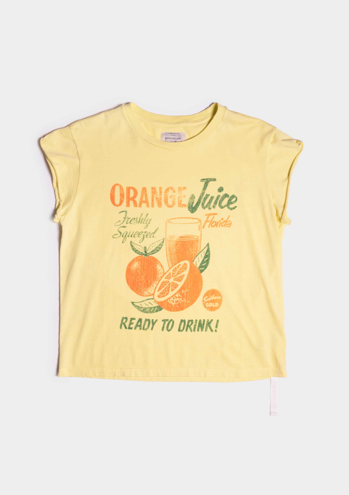 Orange Juice T-shirt - Elfin Yellow