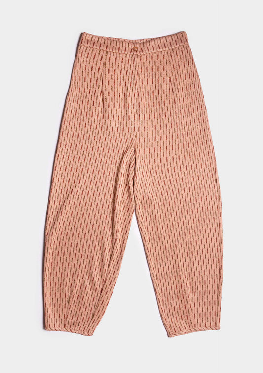 Porto Rico Band Trousers - Beige