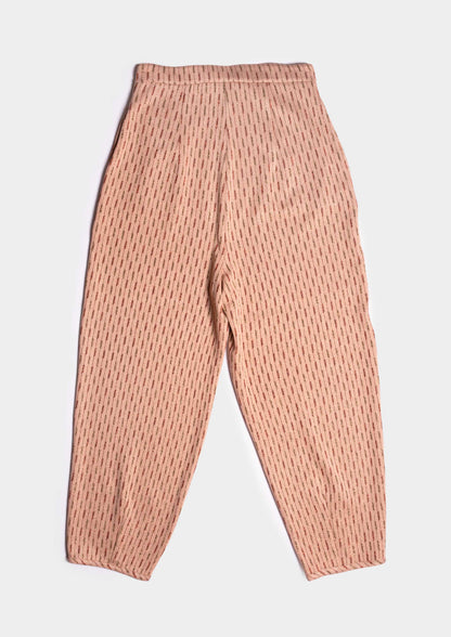 Porto Rico Band Trousers - Beige