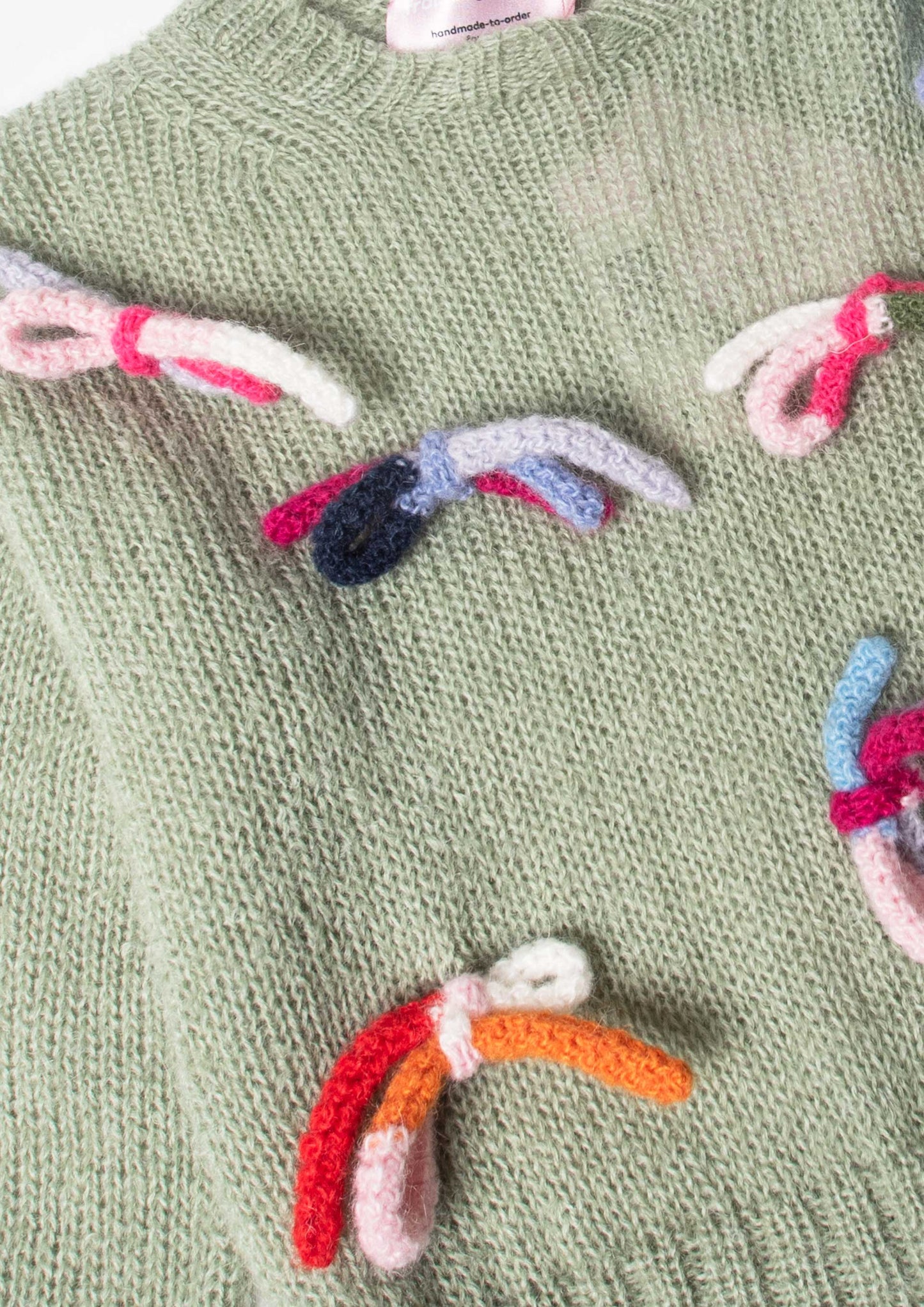 Bow-Detail Sweater - Salvia