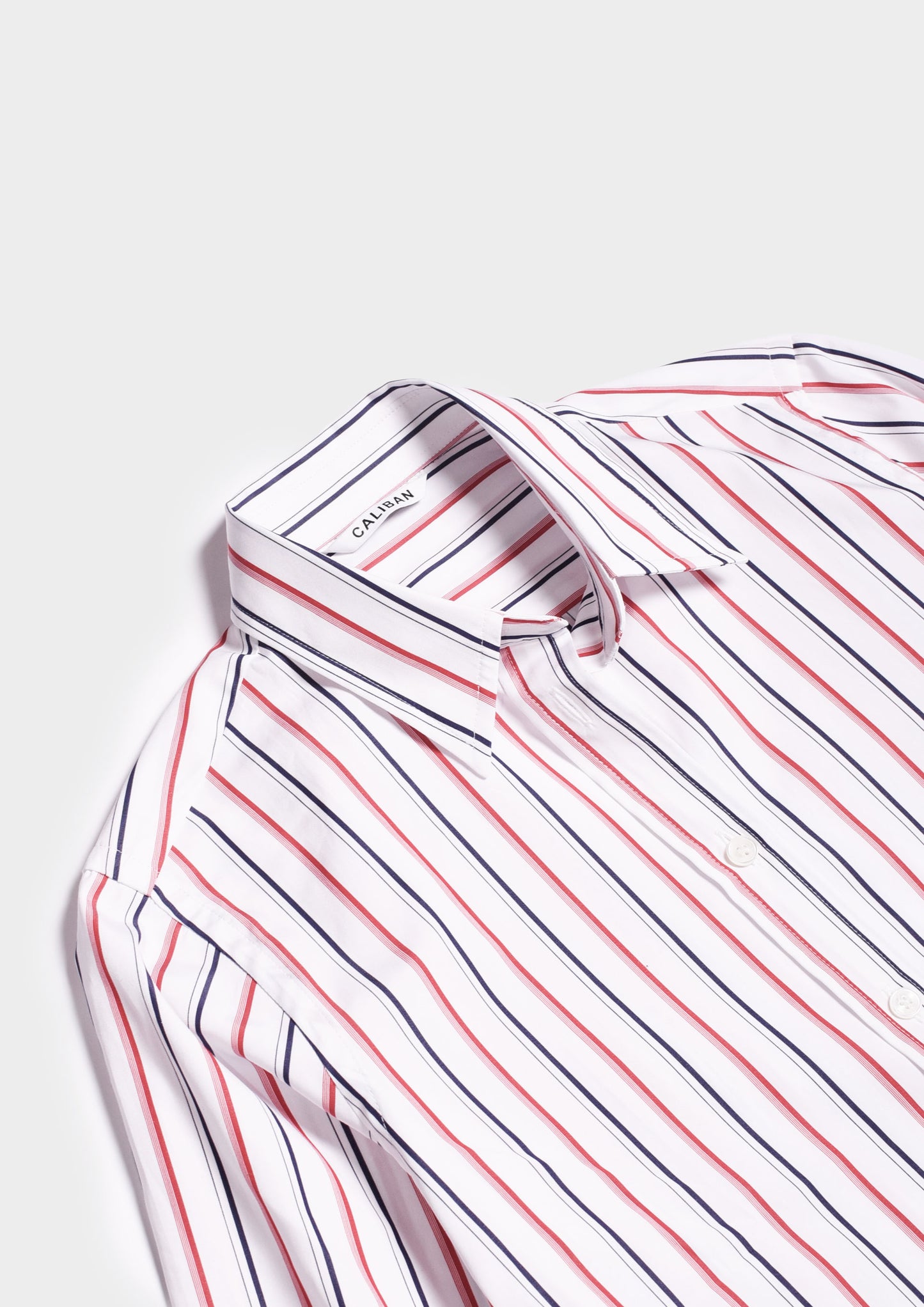 Cotton Shirt - White/Blue/Red