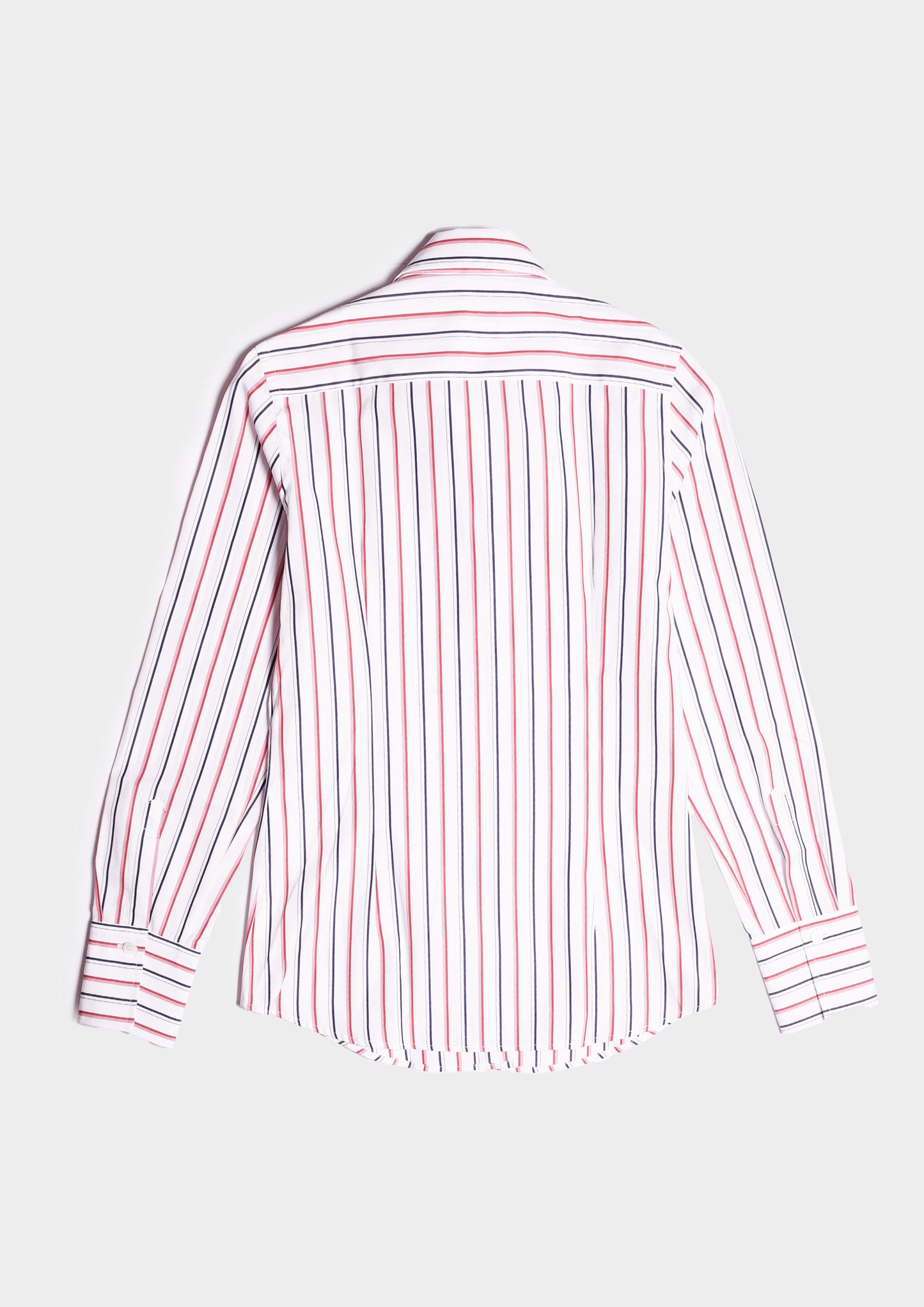 Cotton Shirt - White/Blue/Red