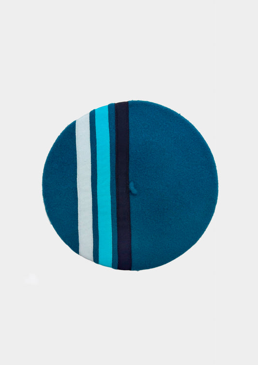 Béret Ruban Clémentine - Blu
