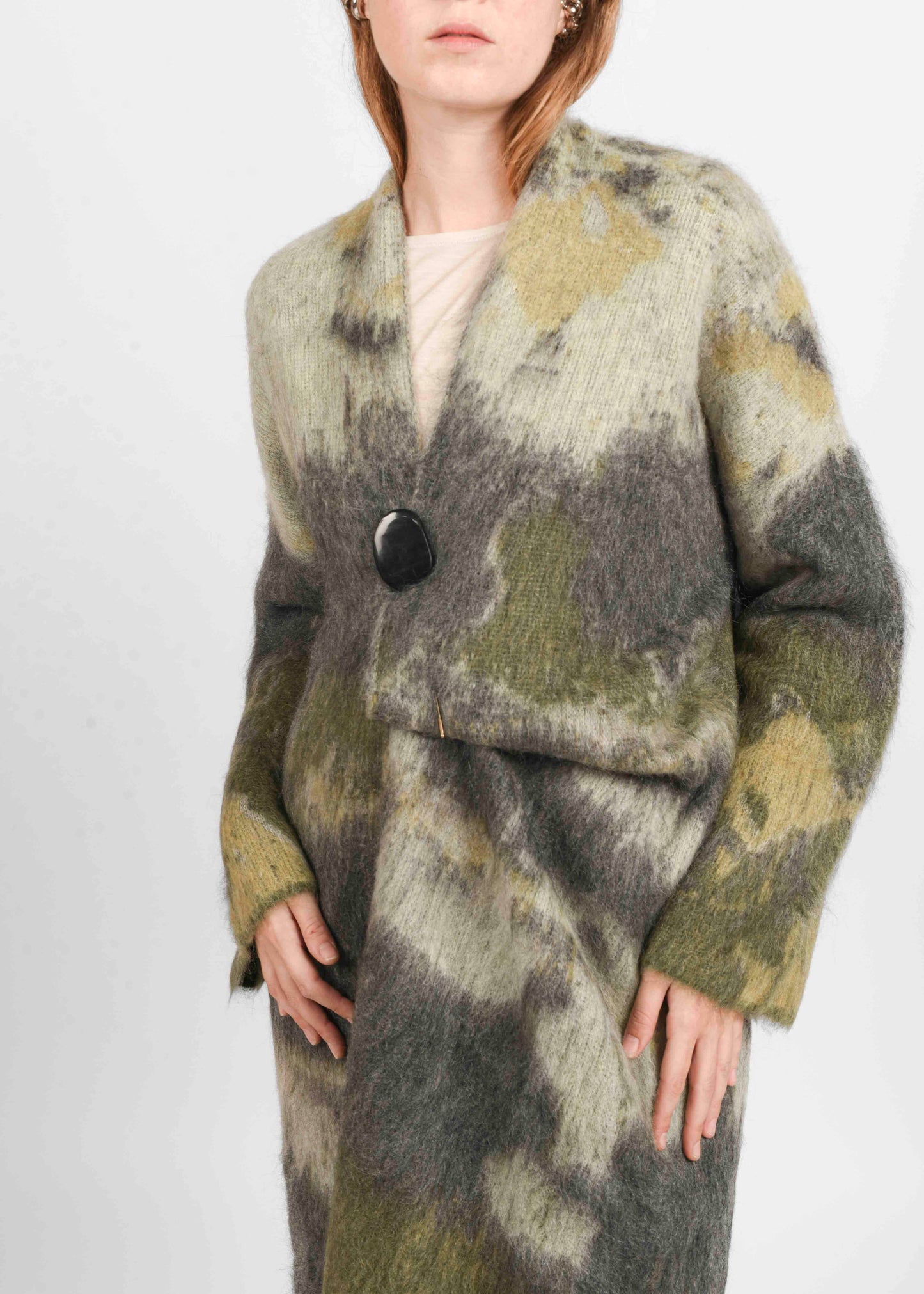 Long Cardigan - Lichen