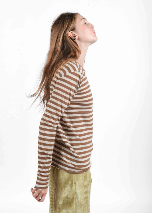 Stripes Long-Sleeve - Cappuccino
