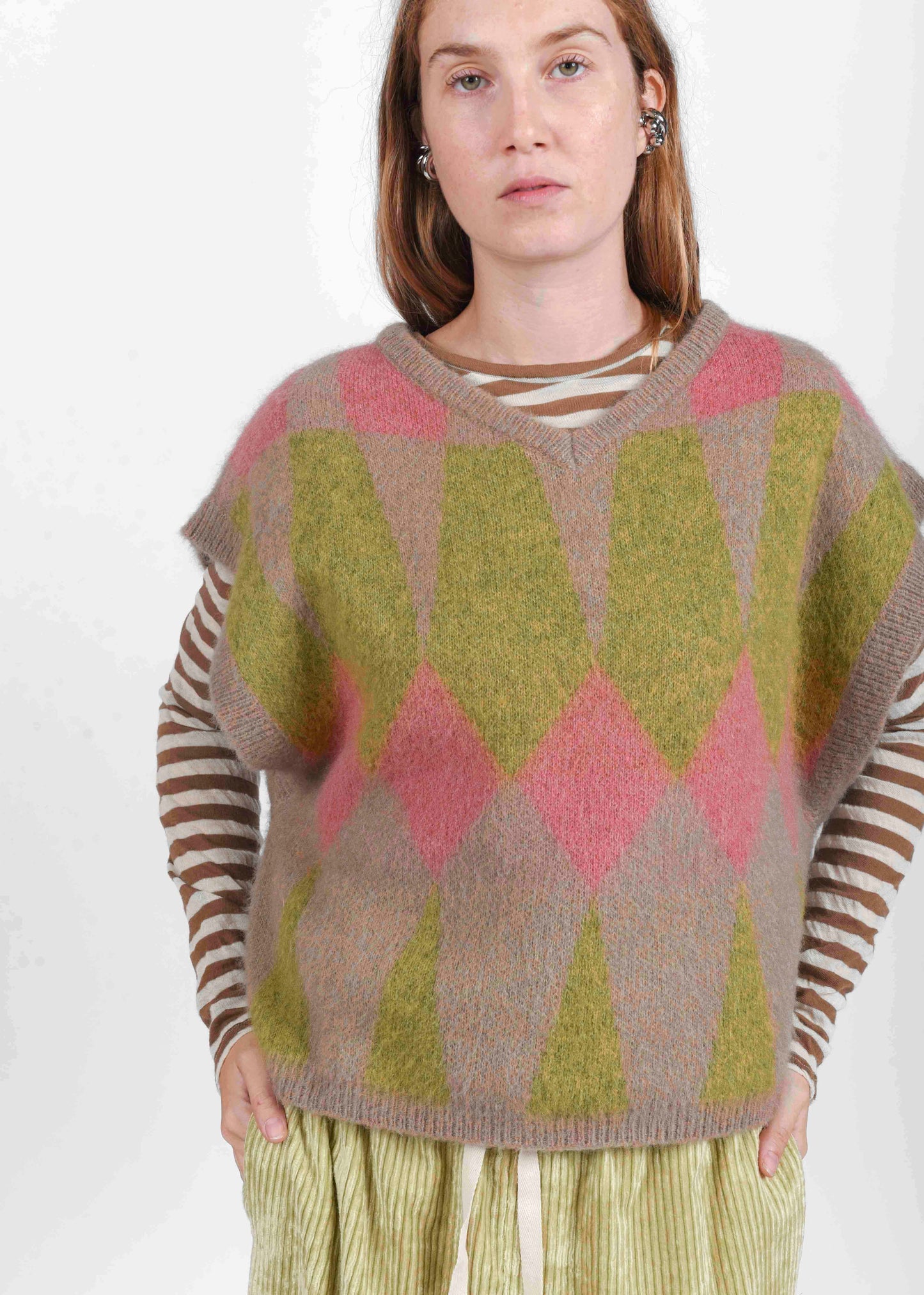 Boxy Gilet - Kasha