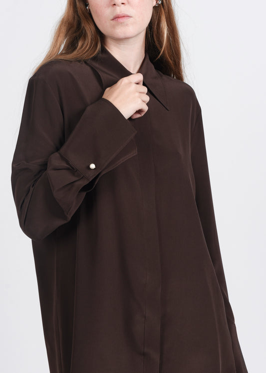 Oversized Silk Shirt - Lindt