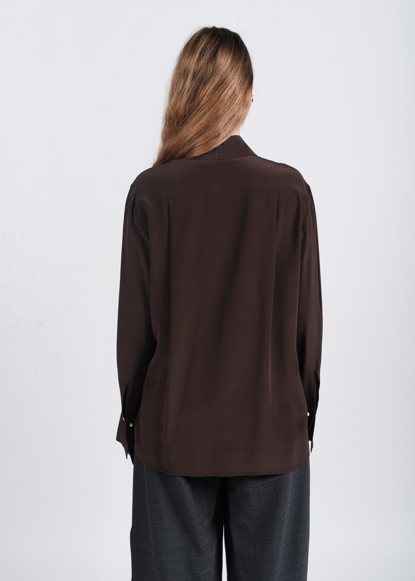 Oversized Silk Shirt - Lindt