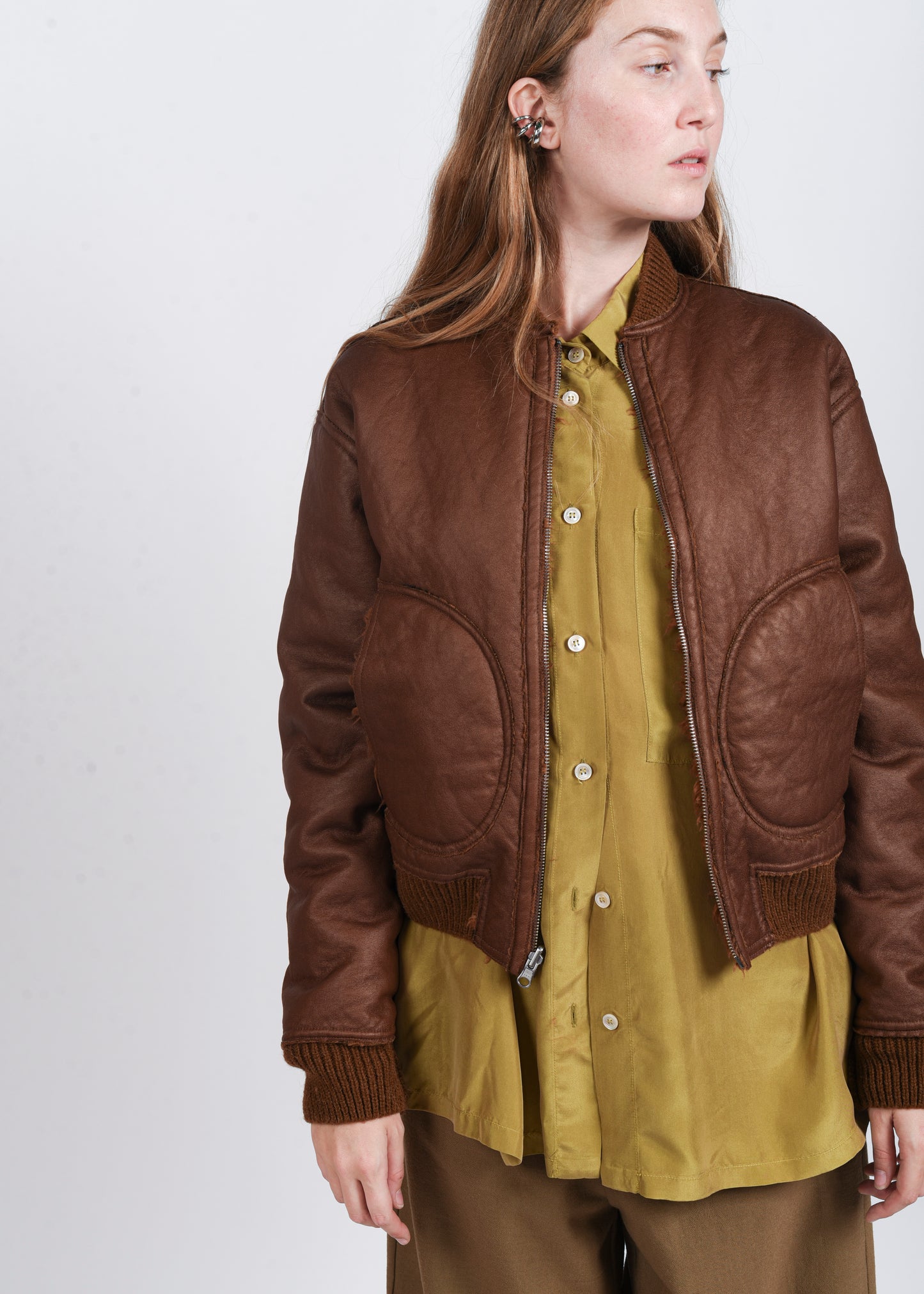 Eco-Fur Bomber - Hazelnut