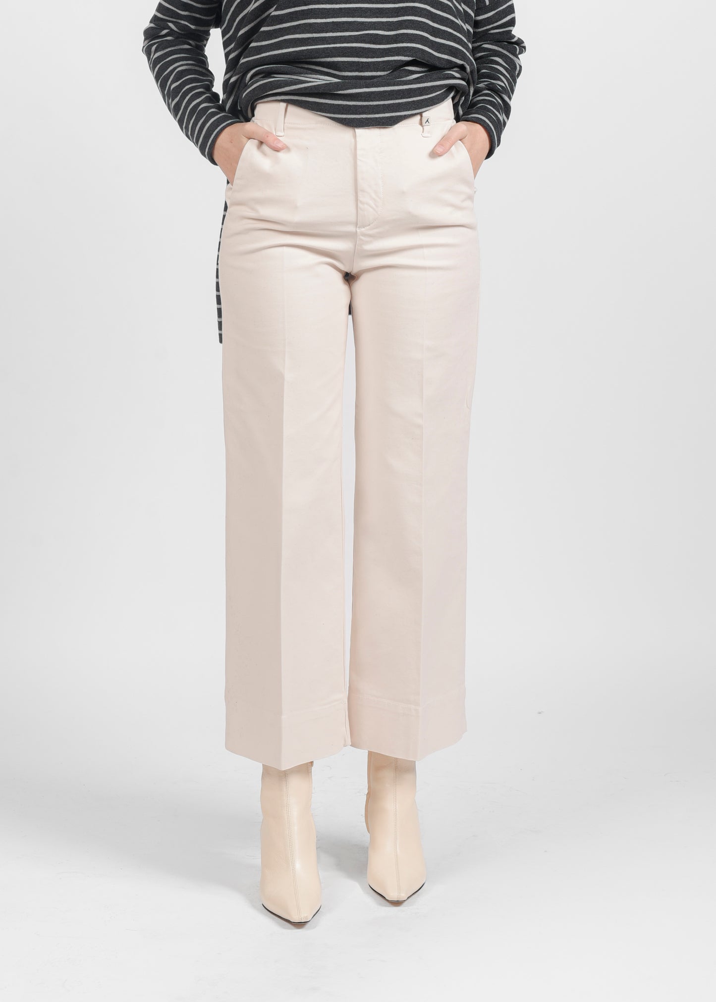 Cotton Pants - Panna