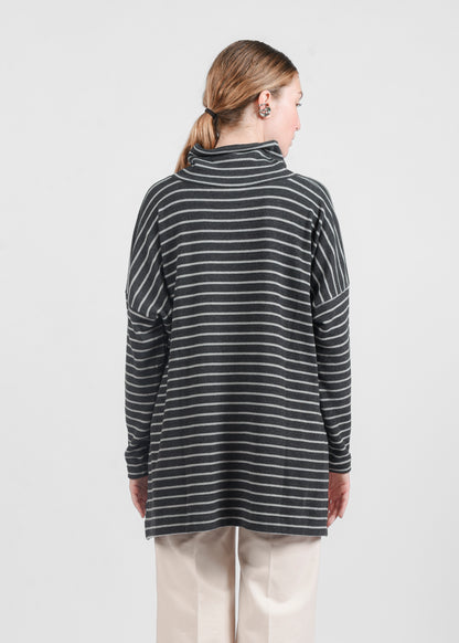 Zita High-Neck Sweater - Antracite