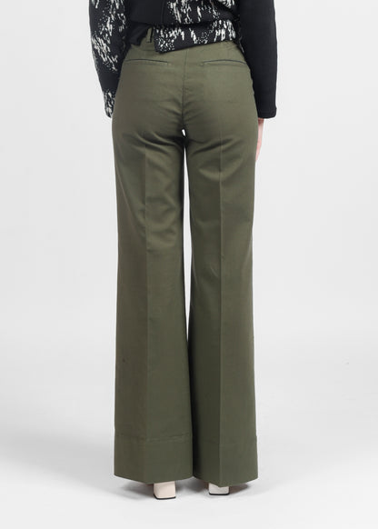 Cotton Pants - Oliva