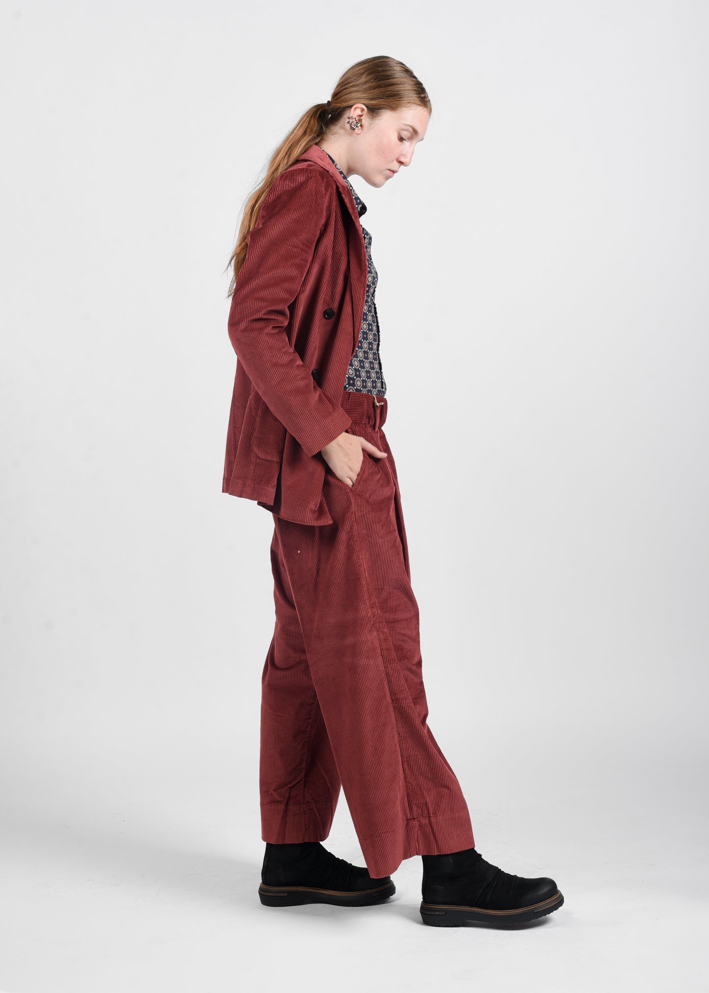 Corduroy Pants - Magenta