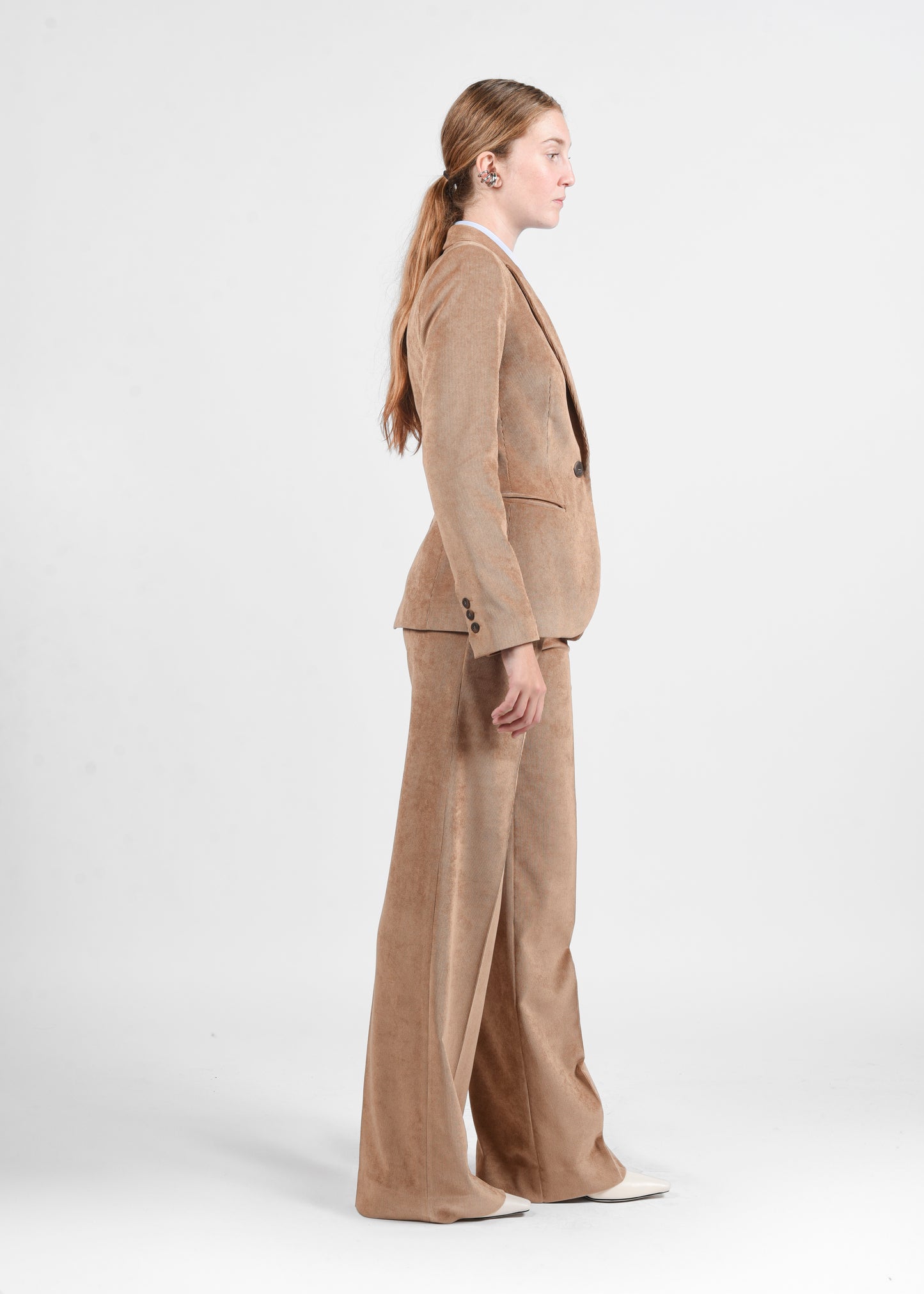 Velvet Blazer - Sabbia