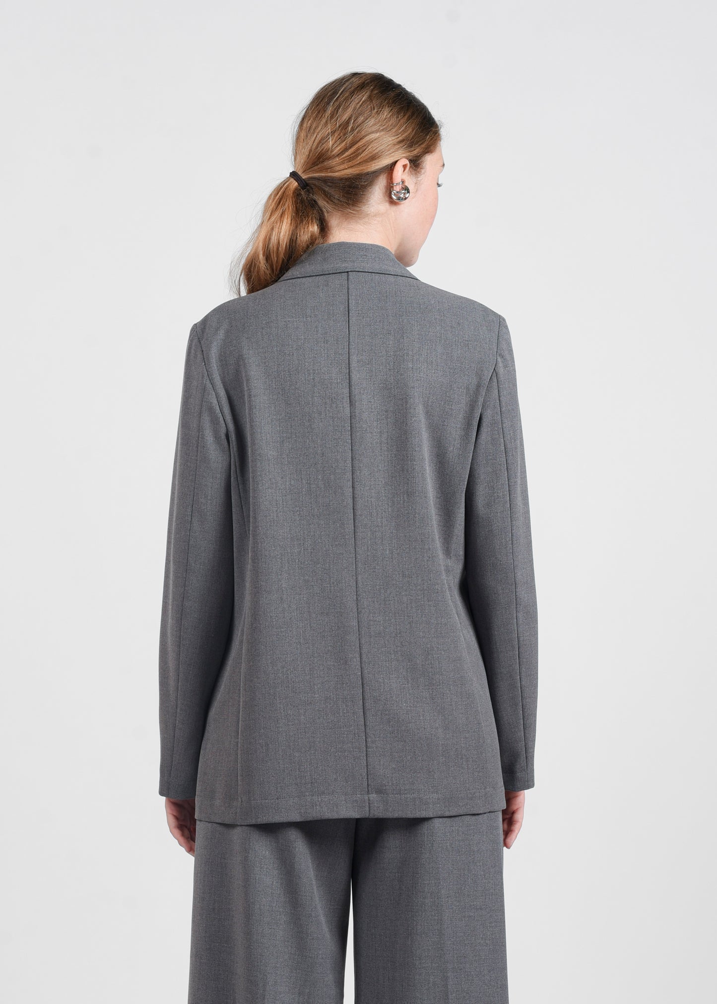 Double-Breasted Blazer - Grigio