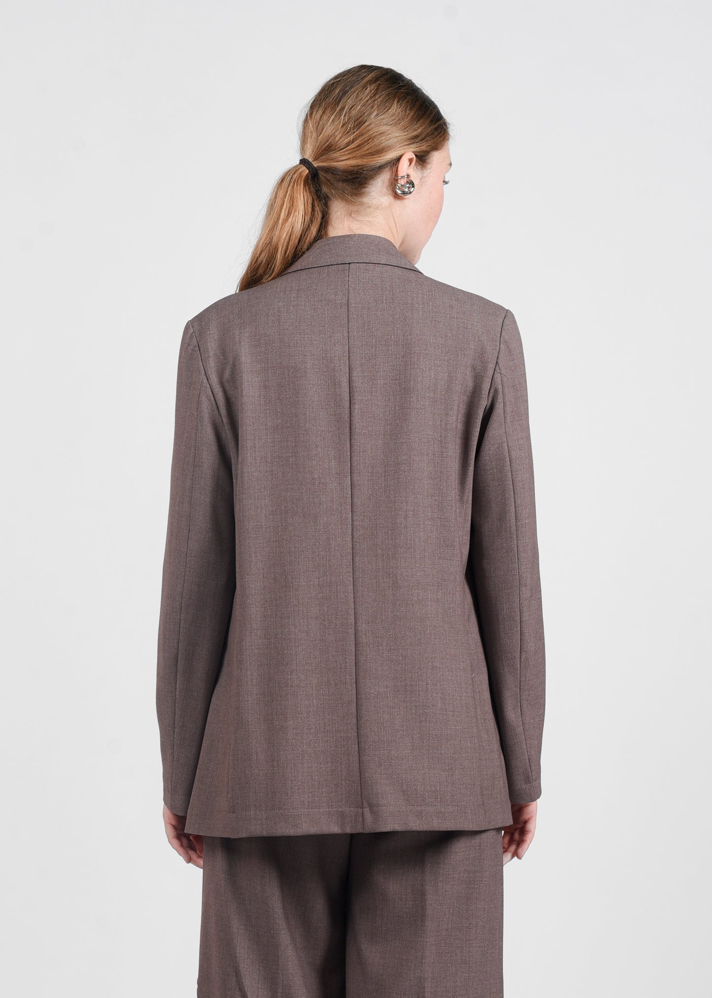 Double-Breasted Blazer - Tortora