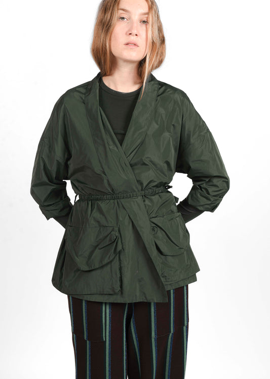 Technical Kimono - Martini Green