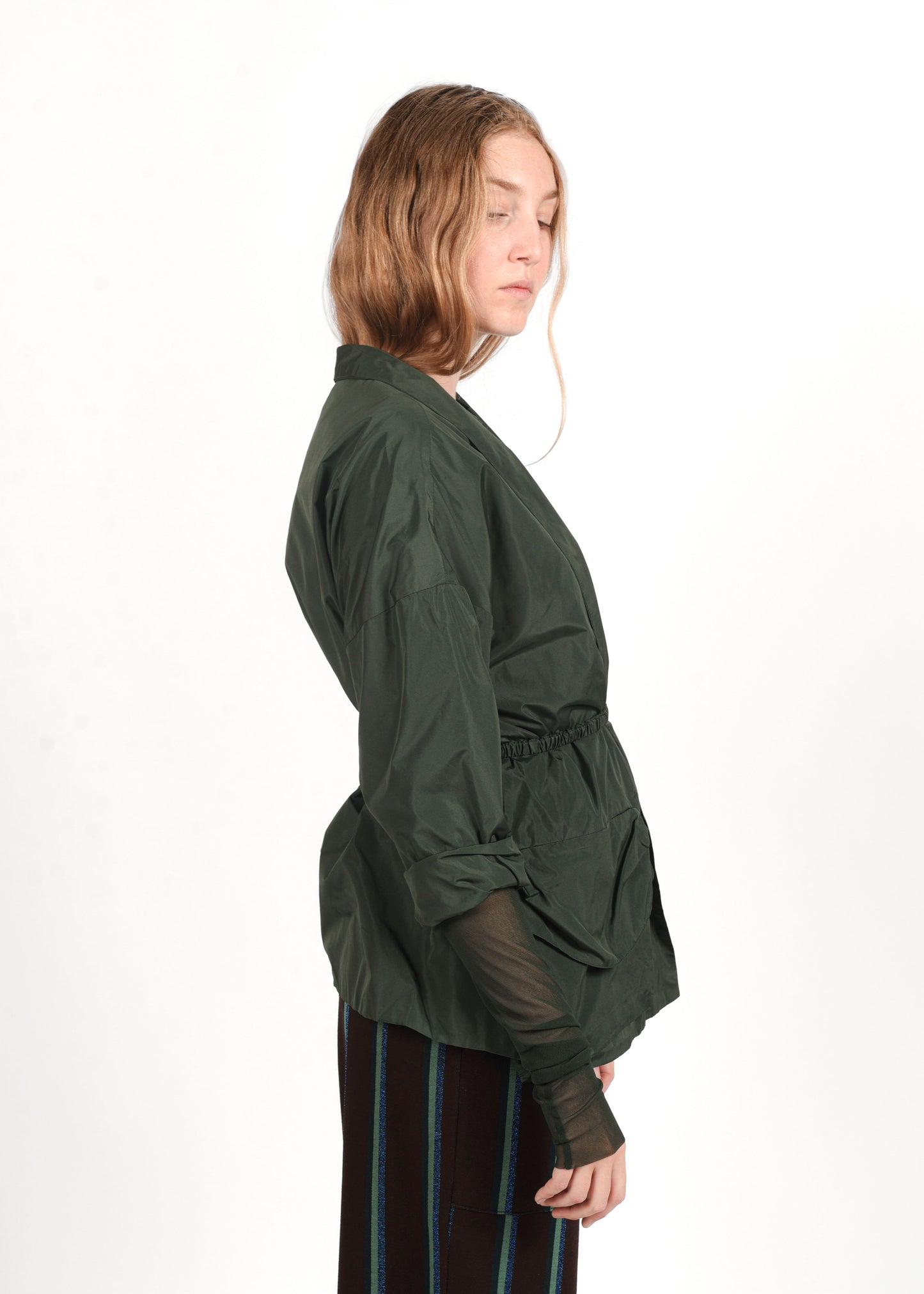 Technical Kimono - Martini Green