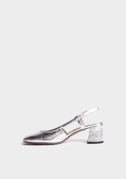 Sandalo Mary Jane - Silver